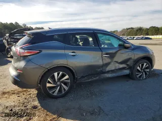 2015 Nissan Murano Platinum with VIN 5N1AZ2MG4FN268828, listed as a Copart auction lot 47925825 with 91,109 mi miles and Salvage Title. Bid and sale history available at carsss.com. Image 3.