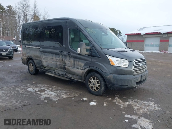 2016 Ford Transit Passenger XL with VIN 1FBZX2CM8GKA41041, listed as a IAAI auction lot 41655133 with 109,546 mi miles and . Bid and sale history available at DreamBid. Image 1.