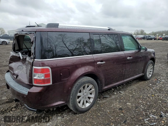 2011 Ford Flex SEL z VIN 2FMGK5CC5BBD18866, wystawiony jako Copart lot #54371635 z przebiegiem 196 085 mil mil oraz Szkoda całkowita • Salvage title. Historia ofert i sprzedaży dostępna na DreamBid. Obrazek 3.