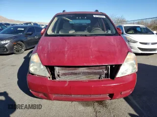 2008 Kia Sedona LX with VIN KNDMB233086248352, listed as a Copart auction lot 84154874 with 225,708 mi miles and Clean Title. Bid and sale history available at carsss.com. Image 5.