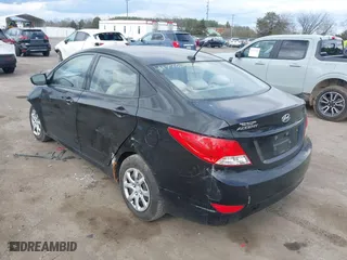 2013 Hyundai Accent GLS with VIN KMHCT4AE9DU584060, listed as a IAAI auction lot 41776202 with 287,477 mi miles. Bid and sale history available at carsss.com. Image 3.