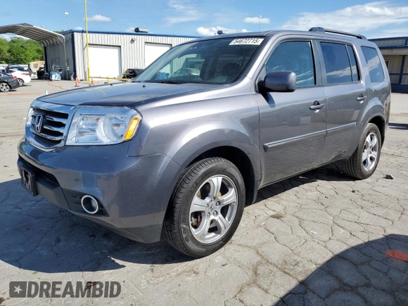 2015 Honda Pilot EX-L z VIN 5FNYF4H77FB063195, wystawiony jako Copart lot #54672715 z przebiegiem 137 646 mil mil oraz Czysty tytuł • Clean title. Historia ofert i sprzedaży dostępna na DreamBid. Obrazek 1.