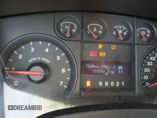 2009 Ford F-150 STX with VIN 1FTRX12W39KB38126, listed as a Copart auction lot 50437915 with 195,040 mi miles and Salvage title. Bid and sale history available at DreamBid. Image 9.