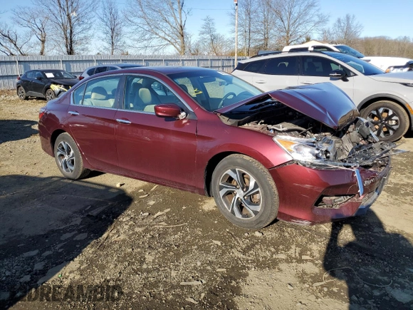 2016 Honda Accord LX with VIN 1HGCR2F30GA008069, listed as a Copart auction lot 49627865 with Not Provided miles and Salvage Title. Bid and sale history available at DreamBid. Image 4.