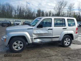 2012 Jeep Liberty Sport with VIN 1C4PJMAK1CW183266, listed as a Copart auction lot 55581725 with 120,655 mi miles and Salvage Title. Bid and sale history available at carsss.com. Image 1.