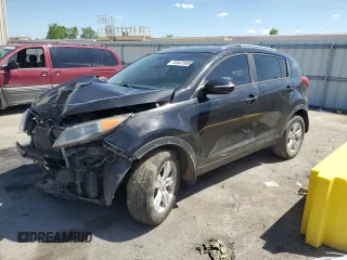 2013 Kia Sportage LX with VIN KNDPB3A25D7522078, listed as a Copart auction lot 55647995 with 154,822 mi miles and Salvage title. Bid and sale history available at DreamBid. Image 1.