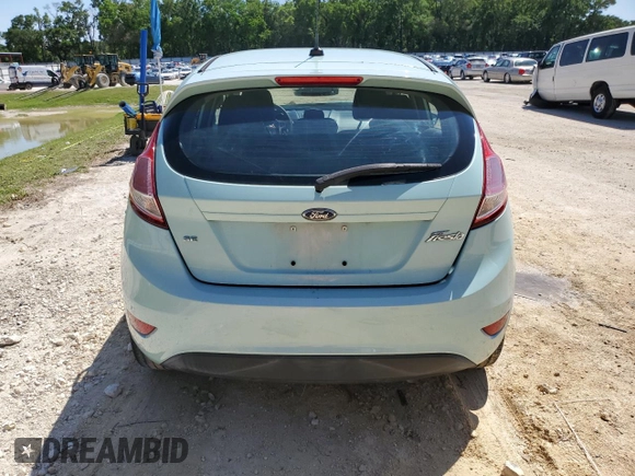 2017 Ford Fiesta SE with VIN 3FADP4EJ0HM126301, listed as a Copart auction lot 52218865 with 80,598 mi miles and Salvage Title. Bid and sale history available at DreamBid. Image 6.