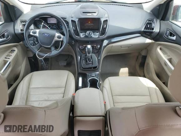 2015 Ford Escape Titanium with VIN 1FMCU0J92FUC42929, listed as a Copart auction lot 59863845 with 226,265 mi miles and Salvage title. Bid and sale history available at DreamBid. Image 8.