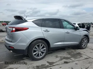 2021 Acura RDX Technology with VIN 5J8TC1H54ML007856, listed as a Copart auction lot 59545495 with 39,920 mi miles and Salvage title. Bid and sale history available at DreamBid. Image 3.