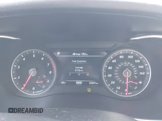 2019 Genesis G70 2.0T Advanced with VIN KMTG64LA0KU036566, listed as a IAAI auction lot 41263302 with 23,331 mi miles. Bid and sale history available at carsss.com. Image 7.
