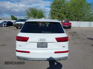 2017 Audi Q7 Premium with VIN WA1AAAF76HD019257, listed as a IAAI auction lot 42292549 with 55,067 mi miles and . Bid and sale history available at DreamBid. Image 16.