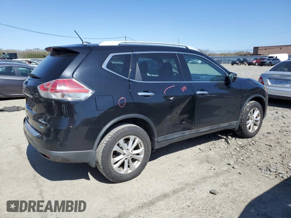 2014 Nissan Rogue SV with VIN 5N1AT2MV3EC866306, listed as a Copart auction lot 53285165 with 122,054 mi miles and Salvage Title. Bid and sale history available at carsss.com. Image 3.