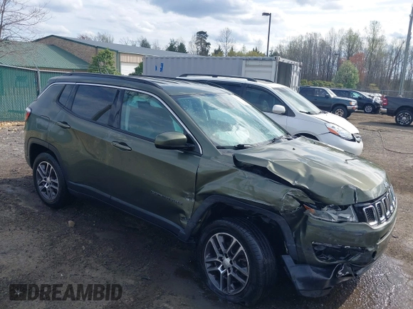 2017 Jeep Compass Latitude with VIN 3C4NJDBB4HT616730, listed as a IAAI auction lot 41916417 with 159,449 mi miles. Bid and sale history available at carsss.com. Image 1.