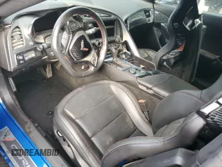 2016 Chevrolet Corvette Z06 3LZ with VIN 1G1YU2D63G5603029, listed as a Copart auction lot 69495914 with 0 mi miles and Salvage Title. Bid and sale history available at carsss.com. Image 8.
