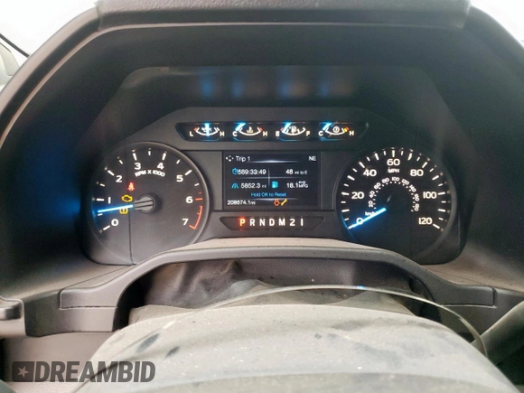 2016 Ford F-150 XL with VIN 1FTEW1CP4GKE34293, listed as a Copart auction lot 58956345 with 209,574 mi miles and Clean title. Bid and sale history available at DreamBid. Image 9.