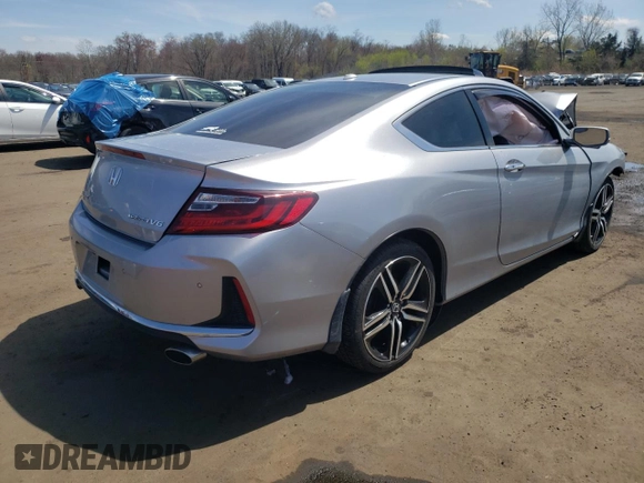 2016 Honda Accord Touring with VIN 1HGCT2B00GA007467, listed as a Copart auction lot 53456225 with Not Provided miles and Salvage Title. Bid and sale history available at DreamBid. Image 3.