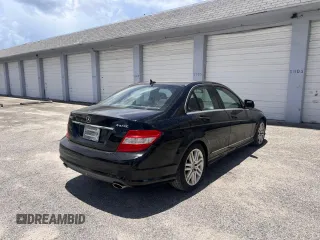 2008 Mercedes-Benz C 300 Sport with VIN WDDGF81X48F118820, listed as a Copart auction lot 64808465 with 169,933 mi miles and Salvage title. Bid and sale history available at DreamBid. Image 4.