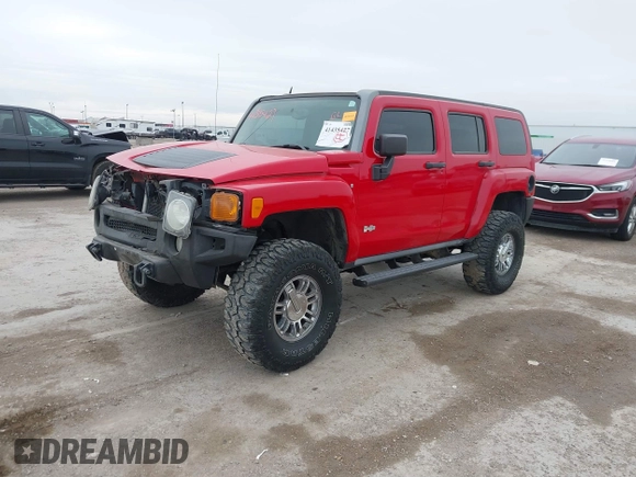 2007 Hummer H3 SUV with VIN 5GTDN13E778150501, listed as a IAAI auction lot 41435427 with 181,185 mi miles. Bid and sale history available at carsss.com. Image 18.