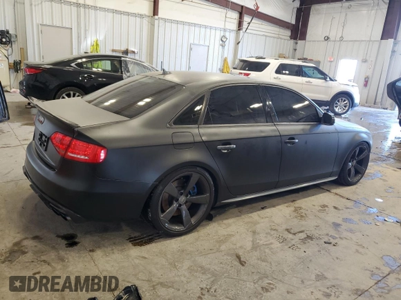 2012 Audi S4 Prestige with VIN WAUKGAFL4CA096898, listed as a Copart auction lot 48524755 with 126,552 mi miles and Non Repairable. Bid and sale history available at carsss.com. Image 3.