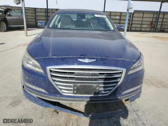 2015 Hyundai Genesis 5.0L with VIN KMHGN4JFXFU085128, listed as a Copart auction lot 51349885 with 189,475 mi miles and Salvage Title. Bid and sale history available at carsss.com. Image 5.