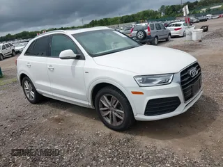 2018 Audi Q3 Premium with VIN WA1ECCFS4JR031556, listed as a IAAI auction lot 42724517 with 51,951 mi miles and . Bid and sale history available at DreamBid. Image 1.