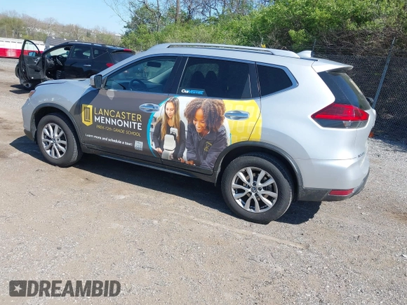 2017 Nissan Rogue SV with VIN KNMAT2MV4HP543271, listed as a IAAI auction lot 42059327 with 157,994 mi miles. Bid and sale history available at carsss.com. Image 3.