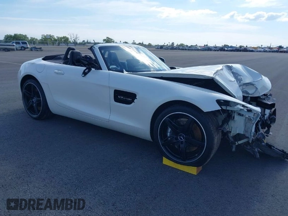 2018 Mercedes-Benz AMG GT with VIN WDDYK7HAXJA018154, listed as a IAAI auction lot 41899916 with 1 mi miles. Bid and sale history available at carsss.com. Image 1.