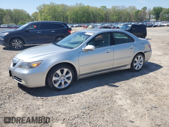 2010 Acura RL Technology with VIN JH4KB2F61AC001845, listed as a Copart auction lot 52549445 with 150,435 mi miles and Salvage Title. Bid and sale history available at DreamBid. Image 1.