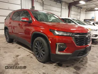 2023 Chevrolet Traverse RS z VIN 1GNEVJKW4PJ187303, wystawiony jako IAAI lot #41582948 z przebiegiem 24 047 mil mil oraz . Historia ofert i sprzedaży dostępna na DreamBid. Obrazek 1.