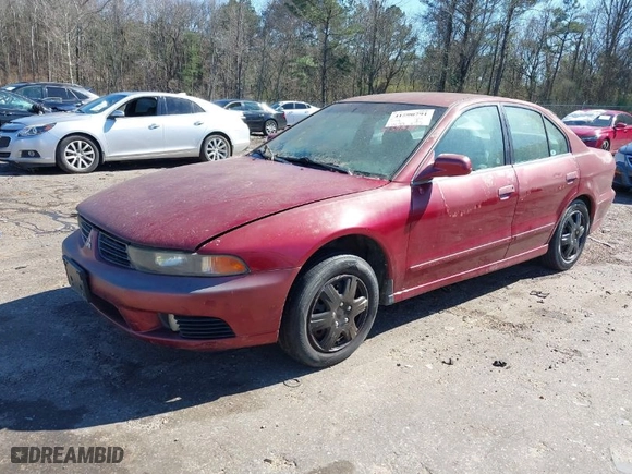 2002 Mitsubishi Galant ES with VIN 4A3AA46G52E117959, listed as a IAAI auction lot 41590791 with 135310 miles. Bid and sale history available at carsss.com. Image 2.