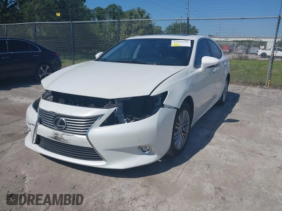 2014 Lexus ES 350 with VIN JTHBK1GG6E2108368, listed as a IAAI auction lot 41965940 with 126,880 mi miles. Bid and sale history available at carsss.com. Image 2.