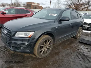 2016 Audi SQ5 Premium Plus with VIN WA1CCAFP0GA089002, listed as a Copart auction lot 43013245 with 195,529 mi miles and Salvage Title. Bid and sale history available at carsss.com. Image 1.