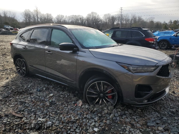 2024 Acura MDX Type S w/Advance Package with VIN 5J8YD8H89RL002228, listed as a Copart auction lot 87266054 with 0 mi miles and Salvage Title. Bid and sale history available at carsss.com. Image 4.