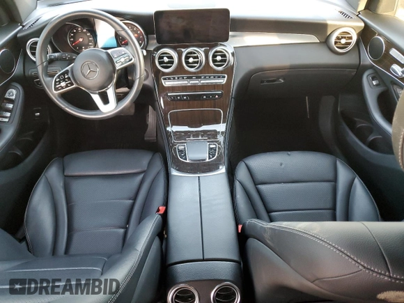 2020 Mercedes-Benz GLC 300 with VIN W1N0G8DBXLF763269, listed as a Copart auction lot 53330685 with 58,342 mi miles and Salvage title. Bid and sale history available at DreamBid. Image 8.