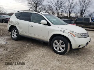 2006 Nissan Murano S with VIN JN8AZ08T96W419242, listed as a Copart auction lot 47344435 with Not Provided miles and Clean Title. Bid and sale history available at carsss.com. Image 4.