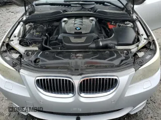 2008 BMW 5 Series 550i with VIN WBANW53598CT48301, listed as a Copart auction lot 48966175 with 221,277 mi miles and Clean Title. Bid and sale history available at carsss.com. Image 11.