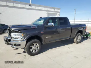 2020 Ram 2500 Laramie with VIN 3C6UR5FL6LG122309, listed as a Copart auction lot 48019295 with 57,352 mi miles and Salvage Title. Bid and sale history available at carsss.com. Image 1.