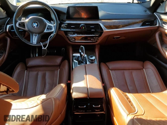 2020 BMW 5 Series M550i xDrive with VIN WBAJS7C0XLCE44248, listed as a Copart auction lot 48660045 with 73,949 mi miles and Salvage title. Bid and sale history available at DreamBid. Image 8.