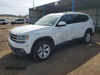 2019 Volkswagen Atlas SE with VIN 1V2LR2CA7KC516519, listed as a Copart auction lot 50263095 with 118,505 mi miles and Salvage title. Bid and sale history available at DreamBid. Image 1.