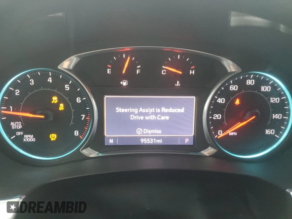 2020 Chevrolet Traverse High Country with VIN 1GNERNKW3LJ137370, listed as a Copart auction lot 71397374 with 95,531 mi miles and Salvage title. Bid and sale history available at DreamBid. Image 9.