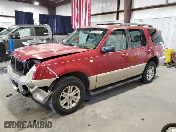 2005 Mercury Mountaineer z VIN 4M2ZU66K75UJ04454, wystawiony jako Copart lot #89298755 z przebiegiem 243 157 mil mil oraz Szkoda całkowita • Salvage title. Historia ofert i sprzedaży dostępna na DreamBid. Obrazek 1.
