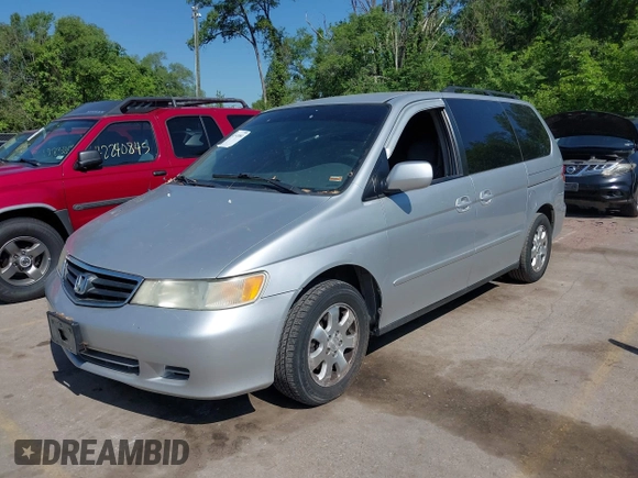 2004 Honda Odyssey EX-L with VIN 5FNRL18934B018040, listed as a IAAI auction lot 42241081 with 250,607 mi miles and . Bid and sale history available at DreamBid. Image 2.