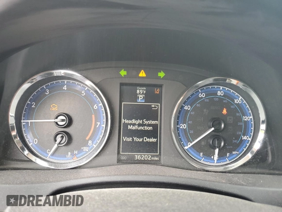 2019 Toyota Corolla L z VIN 5YFBURHE0KP860605, wystawiony jako Copart lot #57292885 z przebiegiem 36 202 mil mil oraz Szkoda całkowita • Salvage title. Historia ofert i sprzedaży dostępna na DreamBid. Obrazek 9.