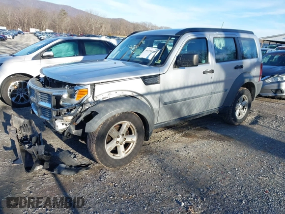 2007 Dodge Nitro SXT with VIN 1D8GU28K67W740794, listed as a IAAI auction lot 41591855 with 162,709 mi miles. Bid and sale history available at carsss.com. Image 2.