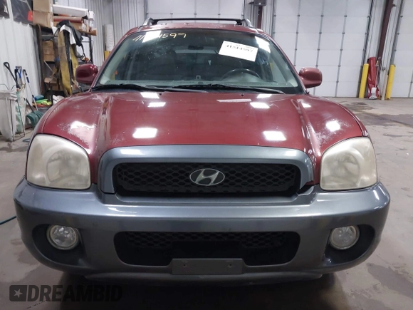 2003 Hyundai Santa Fe GLS with VIN KM8SC73D63U368408, listed as a IAAI auction lot 41514597 with 137,895 mi miles. Bid and sale history available at carsss.com. Image 13.