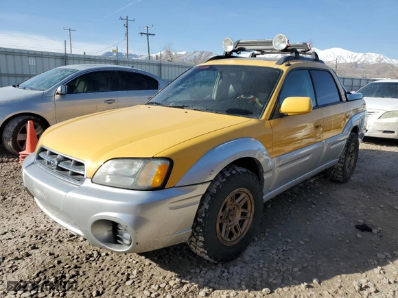 2003 Subaru Baja with VIN 4S4BT61CX36100051, listed as a Copart auction lot 47897185 with NaN miles and Salvage Title. Bid and sale history available at carsss.com. Image 1.