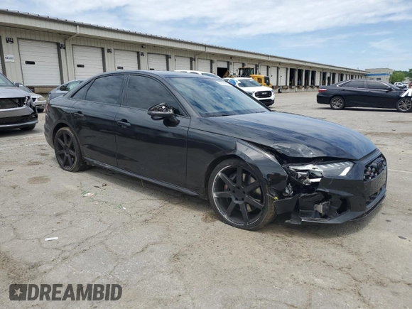 2023 Audi S4 Premium Plus z VIN WAUB4AF49PA010329, wystawiony jako Copart lot #57751685 z przebiegiem 26 608 mil mil oraz Szkoda całkowita • Salvage title. Historia ofert i sprzedaży dostępna na DreamBid. Obrazek 4.