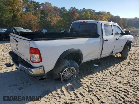 2021 Ram 2500 Tradesman with VIN 3C6UR5HJ7MG545865, listed as a Copart auction lot 77046894 with 40,668 mi miles and Salvage title. Bid and sale history available at DreamBid. Image 4.
