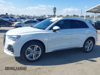 2023 Audi Q3 S line Premium Plus with VIN WA1EECF31P1116199, listed as a IAAI auction lot 41560100 with 18,375 mi miles. Bid and sale history available at carsss.com. Image 14.