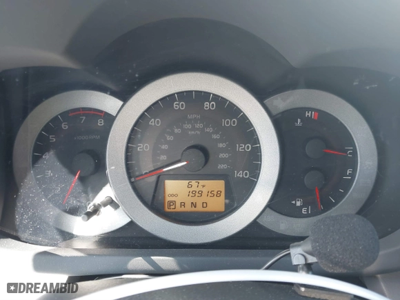 2010 Toyota RAV4 with VIN 2T3ZF4DV3AW041870, listed as a IAAI auction lot 41851080 with 199,158 mi miles. Bid and sale history available at carsss.com. Image 7.